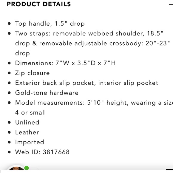 LAST ONE 💕Zac zac Posen Belay leather Drumbag💕 - Picture 4 of 7